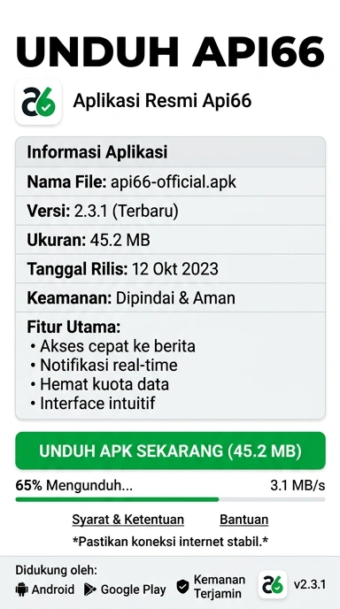 Unduh dan Instal APK api66 untuk Android dengan Mudah