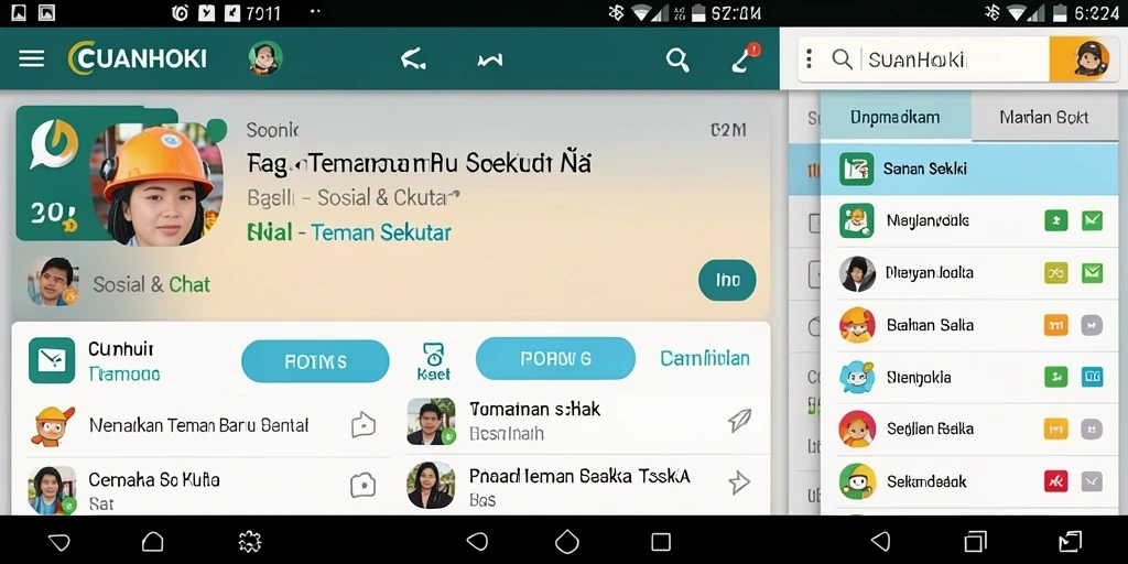 Tampilan antarmuka CUANHOKI yang menarik dan interaktif.