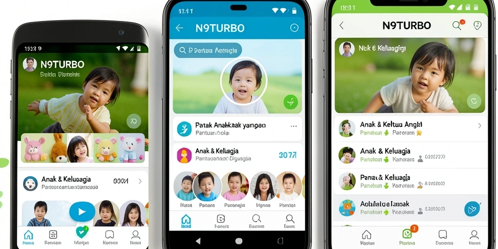 Antarmuka N9TURBO yang intuitif dan fungsional.