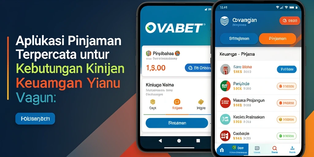 Antarmuka aplikasi Pinjaman OVABET yang user-friendly dan informatif.